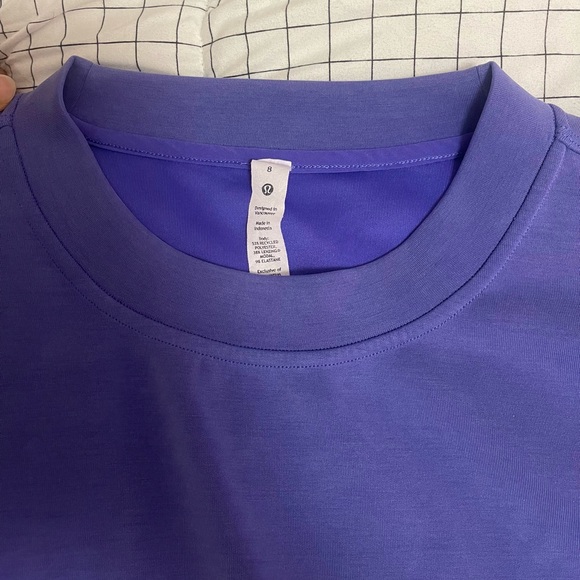 NWT!Lululemon Perfectly Oversized Cropped Crew *Softstreme size 8 - Picture 7 of 7